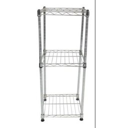 Estante de Aço Cromado com 3 Prateleiras Rack Aramados 1004 - 2