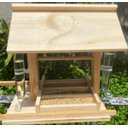 Ver imagem 2 de Casa Comedouro Bebedouro De Vidro Pássaros Ar Livre + Brinde