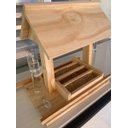 Ver imagem 1 de Casa Comedouro Bebedouro De Vidro Pássaros Ar Livre + Brinde