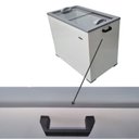 Ver imagem 2 de Freezer Horizontal 100l, Tampa de Vidro Junges 220v