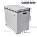 Ver imagem 5 de Freezer Horizontal 100l, Junges, Freezer Pequeno, Pode Usar em Casa ou Levar Onde Quiser