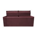 Ver imagem 6 de Sofá Retrátil e Reclinável Cama Inbox Slim 1,50M Tecido Suede Velusoft Vinho