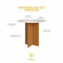 Ver imagem 4 de Mesa de Jantar Redonda Tampo de Madeira Fidelitá Espanha 90cm