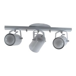Spot no Trilho de 40cm para 03 Lâmpadas Padrão E27 Ideal para Sala Cozinha Quarto (110v/220v) - 1