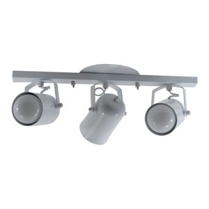 Spot no Trilho de 40cm para 03 Lâmpadas Padrão E27 Ideal para Sala Cozinha Quarto (110v/220v)