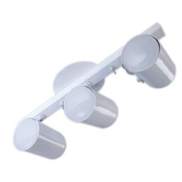 Spot no Trilho de 40cm para 03 Lâmpadas Padrão E27 Ideal para Sala Cozinha Quarto (110v/220v) - 3