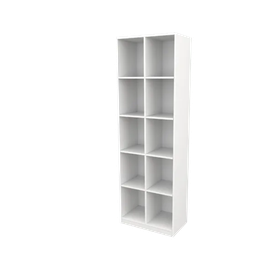 Armário Colmeia Expositor 10 Nichos Closet Lojas Cód.310 Cor Branco - 2