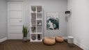 Ver imagem 1 de Armário Colmeia Expositor 10 Nichos Closet Lojas Cor Branco