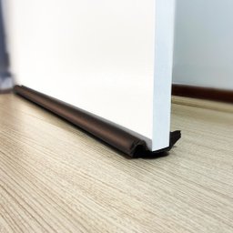 Protetor Rolinho Veda Porta Impermeável com Costura 80 Cm Marrom - 5
