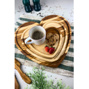 Ver imagem 3 de Tábua Servir Coração P com Rebaixo - Madeira de Teca 22x20x2cm