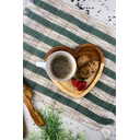 Ver imagem 2 de Tábua Servir Coração P com Rebaixo - Madeira de Teca 22x20x2cm