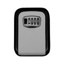 Ver imagem 1 de Mini Cofre Guarda Chaves de Parede com Segredo Cinza