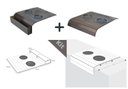 Ver imagem 4 de Apoio de copo Para Braço De Sofá Com Porta Controle Kit Tabaco 2pç