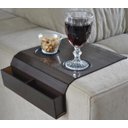 Ver imagem 3 de Apoio de copo Para Braço De Sofá Com Porta Controle Kit Tabaco 2pç