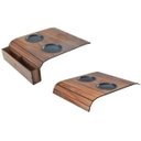 Ver imagem 1 de Apoio de Copo para Braço de Sofá com Porta Controle Kit Ipê 2Pç