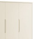 Ver imagem 4 de Guarda-Roupa Retrô 3 Portas Classic New Areia Fosco com Madeira - MoveisAqui