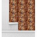 Ver imagem 2 de Papel De Parede Madeira Com Floral Para Quarto Sala