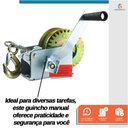 Ver imagem 2 de Guincho Manual Catracado com Cabo de Aço Arraste de 540kgf - Starfer