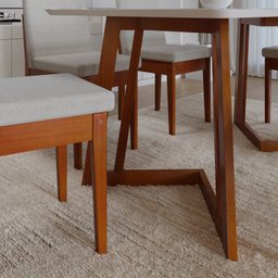 Conjunto para Sala de Jantar com 6 Cadeiras Dakota - 7