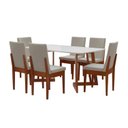 Ver imagem 2 de Conjunto para Sala de Jantar com 6 Cadeiras Dakota