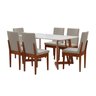 Conjunto para Sala de Jantar com 6 Cadeiras Dakota - 2
