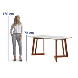Conjunto para Sala de Jantar com 6 Cadeiras Dakota - 13