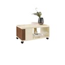 Ver imagem 2 de Mesa de Centro Compacta com Mesa para Notebook Prática Edn:off/nogueira