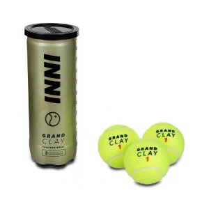 Bola de Tenis Grand Clay Professional INNI Tubo com 3 Bolas