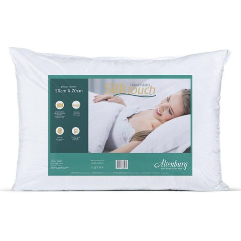 Travesseiro Altenburg Suporte Médio Silk Touch para Quem Dorme de Costas