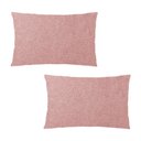 Ver imagem 1 de Kit 2 Capas Almofada Baguete Bouclé 50x30 – Zíper Invisível, Texturizado
