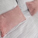 Ver imagem 3 de Kit 2 Capas Almofada Baguete Bouclé 50x30 – Zíper Invisível, Texturizado