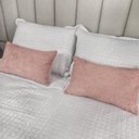 Ver imagem 4 de Kit 2 Capas Almofada Baguete Bouclé 50x30 – Zíper Invisível, Texturizado