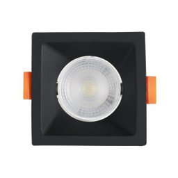 Spot Led Embutir Recuado Quadrado Preto 3w Neutro 4100k Blumenau Iluminação - 2