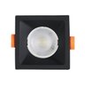 Spot Led Embutir Recuado Quadrado Preto 3w Neutro 4100k Blumenau Iluminação - 2