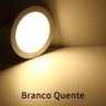 Kit 10 Mini Spot Led Embutir Recuado Redondo Branco 3w Quente 3000k Luz Amarela Blumenau Iluminação - 5