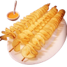Maquina De Cortar Batata Frita Palito Espiral Biro Biro Crocante Salgada Lanchonete Restaurante Cozi - 2
