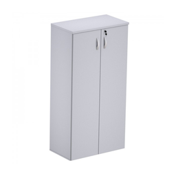 Armário para Escritório Alto 2 Portas com Chave Multiuso Cristal - 1