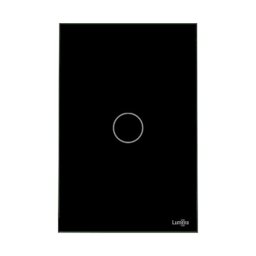Interruptor Touch 1 Tecla Preto Caixa 4X2 - 4