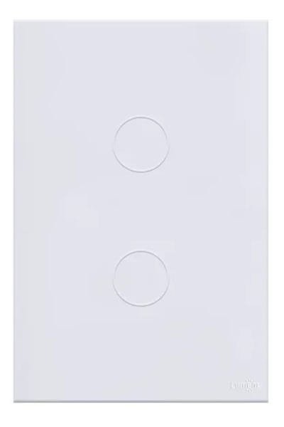 Interruptor Touch 2 Teclas Caixa 4X2 Branco - 4