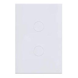 Interruptor Touch 2 Teclas Caixa 4X2 Branco - 4