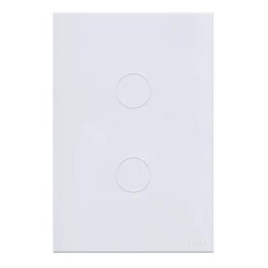 Interruptor Touch 2 Teclas Caixa 4X2 Branco