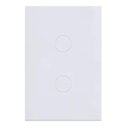 Ver imagem 1 de Interruptor Touch 2 Teclas Caixa 4X2 Branco