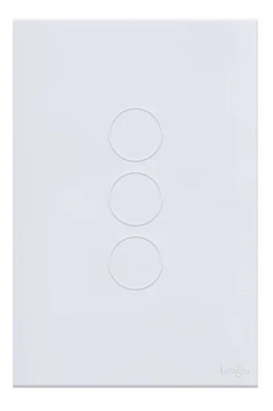Interruptor Touch 3 Teclas Caixa 4X2 Branco - 4