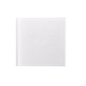 Interruptor Touch 5 Teclas Caixa 4X4 Branco