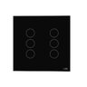 Interruptor Touch 6 Teclas Caixa 4X4 Preto - 1