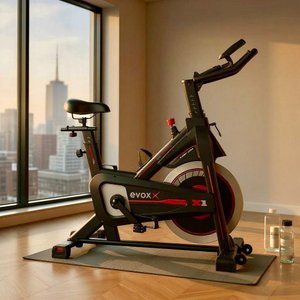 Bicicleta Spinning Indoor Evox X1 Roda de Inércia 10kg