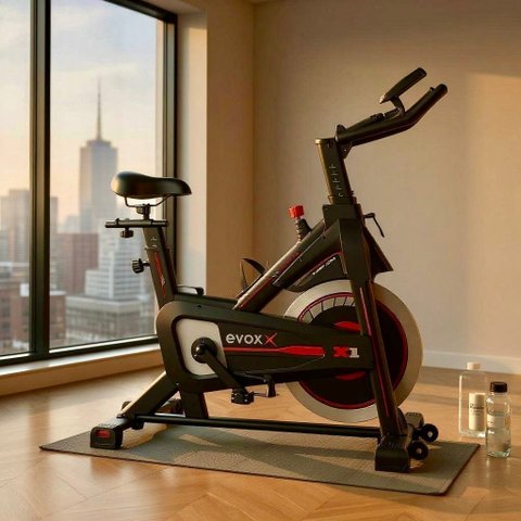Bicicleta Spinning Indoor Evox X1 Roda de Inércia 10kg