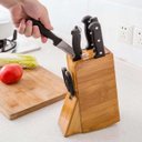 Ver imagem 3 de Organizador de Facas de Bancada em Bambu Antifungos Clink