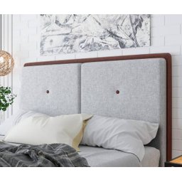 Cabeceira Casal Lizz - Linho - Palladium Decor - 1