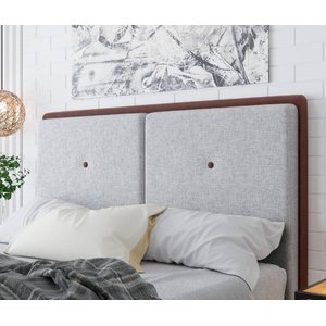 Cabeceira Casal Lizz - Linho - Palladium Decor
